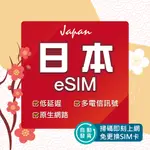 【日本ESIM】24H自動發貨 免等待 免插卡 ESIM SIM卡 ESIM日本 日本網卡 日本上網卡 日本網路卡