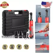 Cordless Ratchet Wrench Set - Fast Charging, Includes 2 Batteries & 7 Sockets
