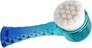 ERINGOGO Ergonomic Handle Facial Brush Dual-sided Cleansing Brush Soft Gentle Face Scrubber Skin Care Tool Portable for Women