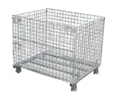 Collapsible Foldable Stackable Wire Mesh Storage Cage 1-Tonne (no wheels)