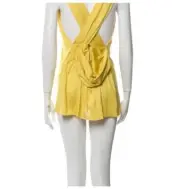 Emilio Pucci Yellow Silk Top NWT $599✨