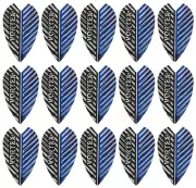 5 New Sets Harrows Vortex Dart Flights - Ships w/ Tracking - Blue Silver