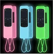 3Pack Case for Remote Control Samsung Smart TV Solar BN59-01385 BN59-01386 BN59-01391 TM2280E Remote Controls Glow in The Dark