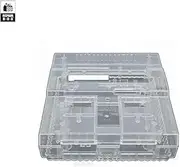 Hyperkin RepairBox カスタムカラーシェル for Super NES™ クリア｜交換用 外装ケース｜レトロゲーム機 本体カスタマイズ・修理用｜ネジ・パーツ付きフルセット