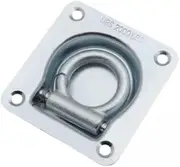 SQUDYO 4xRecessed D Tie Down Tie Down Hook Tow Installation Supply Reusable Metal Stable Hauling Versatile Lashing Loop