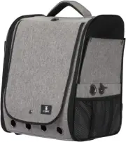 X-ZONE PET Bird Travel Bag Portable Pet Bird Parrot Backpack Transparent Brea...