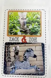 Zack & Zoie Zebra Quilt Pattern By Sharon Allen 2009