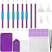SENHAI 52 Pcs Diamond Art Painting Tools, Diamond Paintings Accessories Art Craft Tweezers Glue Diamond Correction, 5D Diamond Art Painting Accessories Kit for DIY Painting Crafts