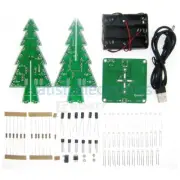 DIY Kit 3D Christmas Tree LED 7 Color Colorful Flash Circuit LED Flashing Light