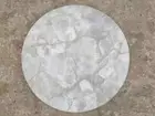 White Quartz Corner Table Top / Quartz Handmade Table Top Home Decor