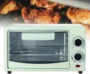Household 12L Mini Small Electric Oven, Countertop Toaster, Multi-Function Rotisserie Oven, 0-230 ℃ Adjustable Temperature and 30 Min Timer, for Bake, Toast, Roast, Broil, Pizza