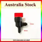 8/10mm FUEL TAP SWITCH PETCOCK Petrol Inline RIDE ON MOWERS LAWN MOWER Generator