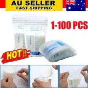 Breast Milk Storage Bags Freezer Pre Sterilised Easy Seal Storage Containers AMQ