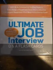 Job Interview Q & A Flash Cards New Sealed