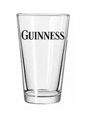 Guinness - Beer - 16oz Pint Beer Glass Pub Barware Extra Stout Ale Draught