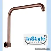 Brand New- ROSE GOLD- Chris-Wall Mounted Gooseneck Shower Arm