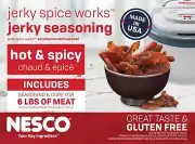 BJH-6 Jerky Spice Works 3 Pack Hot & Spicy Flavor Beef Jerky Seasoning By Nesco