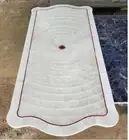 Selenite Stone Table Top Healing Crystal Slab Table Unique Side Table Home Decor