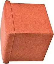 Zerodeko Foldable Storage Stool for Household Neat and Fashion Cotton Linen 1pc Boys and Girls Room Friendly