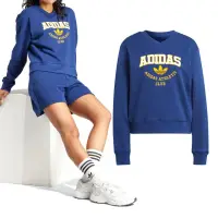 在飛比找momo購物網優惠-【adidas 愛迪達】GFX Crew Sweat 女款 