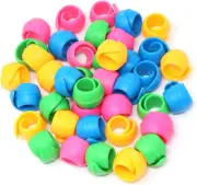 40PCS Colorful Thread Spool Savers Silicone Spool Huggers Thread Holder Organize