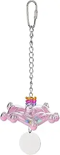 Bird Toys | Interactive Spaceship Shape Parrot Toy - Stimulating Chewing Activity, Interactive Pet Supplies for Budgies Lovebirds Parakeets Macaw