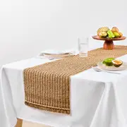 Paper Rattan Look Table Runner