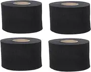 MOTHNUR 4 Rolls Haircut Neckband Scrunchies Neck Paper Wig Tape Wrapping Paper Hair Balayage Board Barber Neck Strips Paper Neck Wrapping Tissue Hair Neck Bands Barber Cape for Men Black