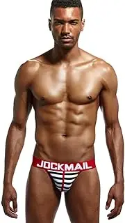 [JOCKMAIL] Sexy Mens Underwear Briefs Sexy Bikini Mens Briefs Cotton Mens Striped Briefs Panties Male Underwear