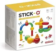 Stick-O 901001 Basic 10, Multi-Coloured, Pack of 10