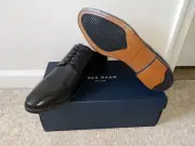 Men's Cole Haan Cambridge Plain Oxford Black 2014 Size 12 (C12924)