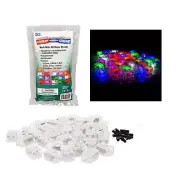 SCS Direct Light Up Building Bricks with On/Off and Dim Ability- Multicolor L...