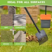 2x Dog Poo Scooper Tray and Rake Litter Sifting Scoop Cleaner Tool Pet Waste