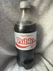 Share a Coke with Pablo 2025 Personalized Gift Coca Cola Bottle 20oz Diet