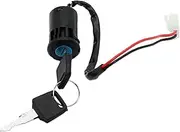 LIUSHUAIRIYONGPIN Ignition Key Switch with 2 Keys Lock, Compatible with Electrical Scooter On/Off Car Trike Motorcycle