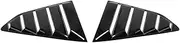 Rear Side Window Louvers Compatible For Chevrolet Camaro 2017-2023 Window Glass Blinds Accessories, ABS Carbon Fiber