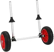 New Kayak Trolley Carrier Cart Wheel Collapsible Foldable Aluminium Canoe 100kg
