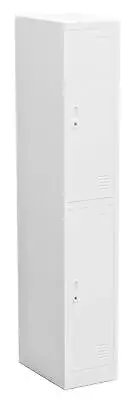 New Double Door Metal Locker Office Storage Cabinet Steel School Lockable 185cm