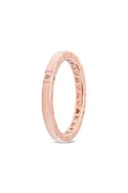 Pandora Rose Sparkling Wishbone Heart Ring