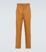 [King & Tuckfield] King & Tuckfield Cotton and linen pants 32 brown