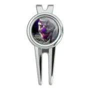 Mischief the Evil Purple Clown Golf Divot Repair Tool and Ball Marker