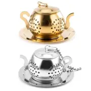 Loose Leaf Tea Infusers Tea Strainers Tea Filter Teapot Shaped Stainless Steel