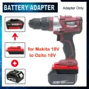 Battery Adapter For Ozito 18V Cordless Tools Work with Makita 18V Li-ion Battery