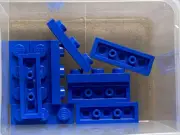 LEGO Parts - Blue Plate 1 x 3 - No 3623 - QTY 10
