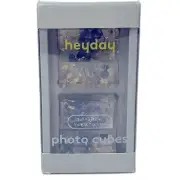 Heyday 2 Pack Pressed Floral Photo Cubes for Fujifilm Instax Prints New!