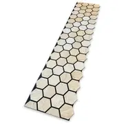 Modern Furniture Hexagon WOODFLEX Acoustic Wood Wall Panels - Oak Veneer