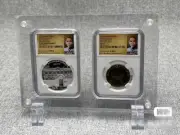 10 x 2 Slots Acrylic Display Frame Case Box For NGC / PCGS Slab Coin