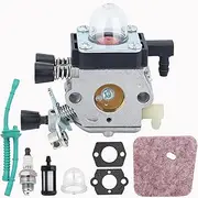 C1Q-S186 Carburetor for STIHL FS 38 HL45 HS45 KM55 FC55 FS 45 FS46 FS46C FS 55 FS55R FS55RC FS45C FS45L FS55C FS55T String Trimmer Weedeater with Tune Up Kit