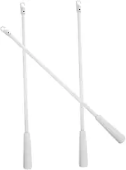 3pcs Fiberglass Curtain Pull Rod with Hook Vertical Blinds Wand for Easy Control Durable and Sturdy Drapery Accessory for Home and Office Use