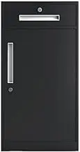 Filing Cabinet Steel Office Storage Cabinet 85cm Height Large Capacity Home Storage Cabinet File Cabinet with Drawers File Storage Cabinets(Black)